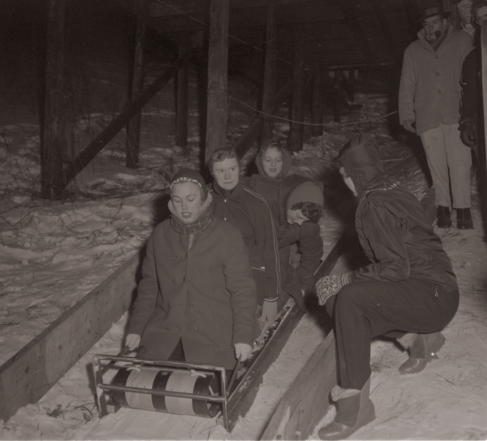 toboggan run